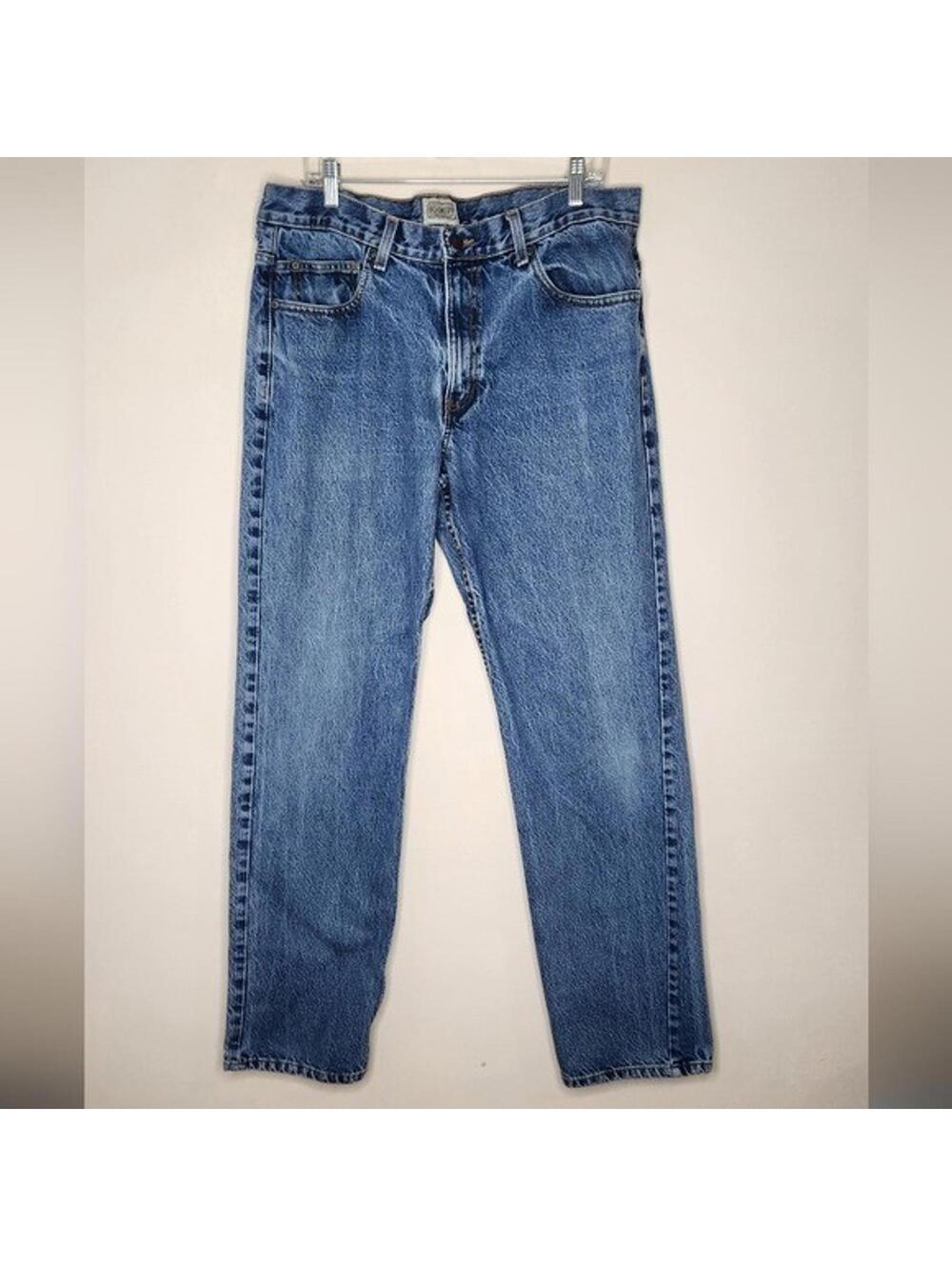 Schmidt Workwear  Carpenter Denim Blue straight leg Jeans 100% Cotton size 36x36